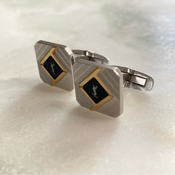 YSL Cuff Links Vintage - Picture 3 of 6